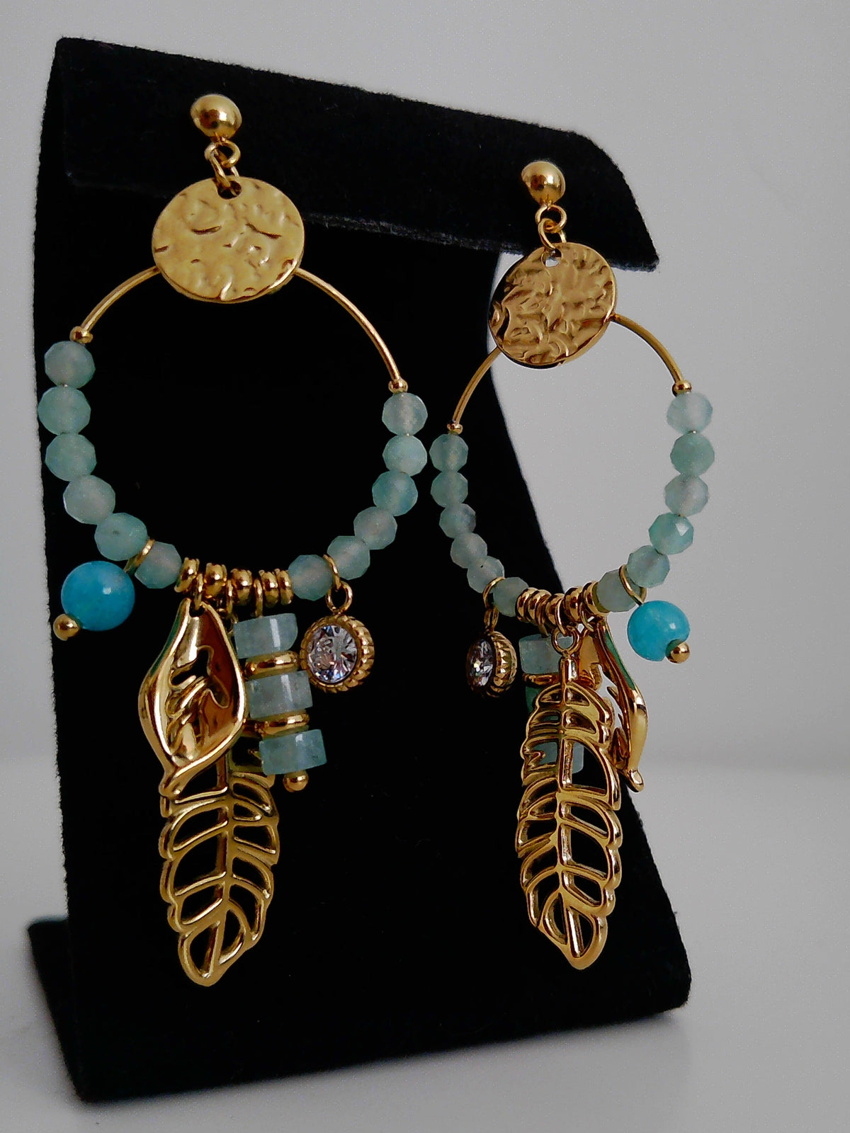 Boucles d'oreilles Blue