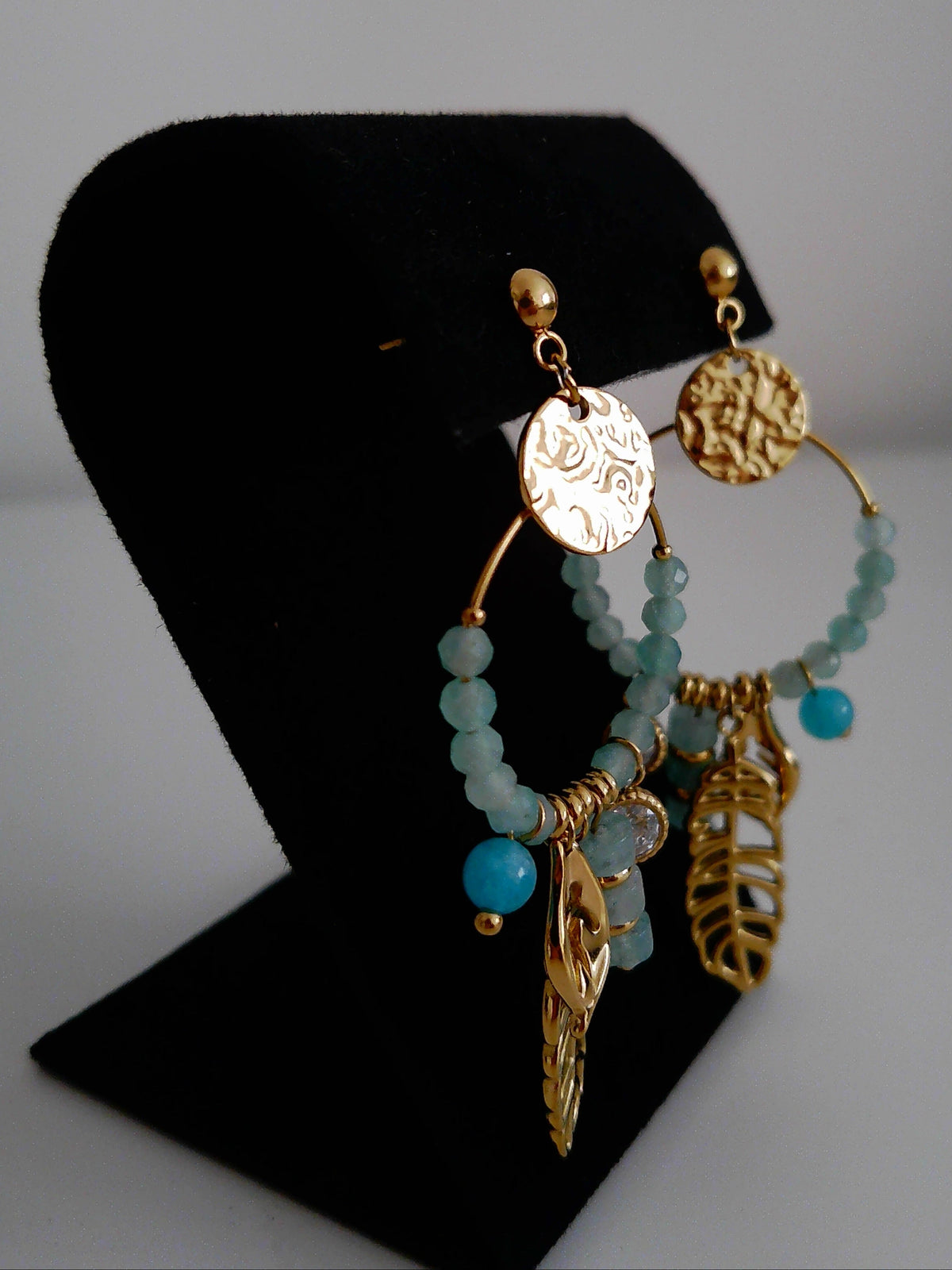 Boucles d'oreilles Blue