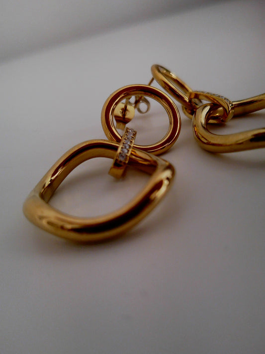 Boucles d'oreilles Diams